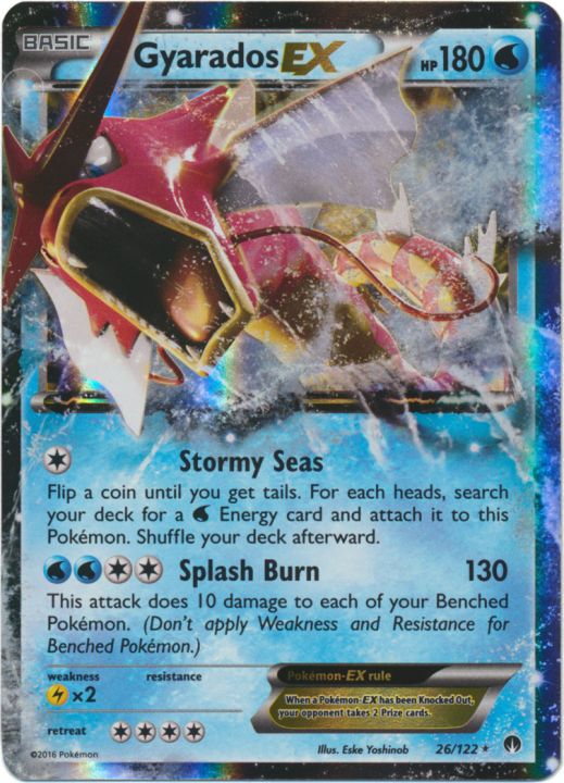 Gyarados-EX - 26/122 - Holo Rare ex