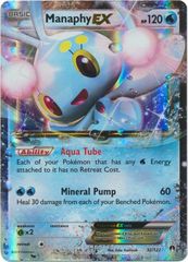 Manaphy-EX - 32/122 - Holo Rare ex