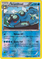 Seismitoad - 35/122 - Rare - Reverse Holo