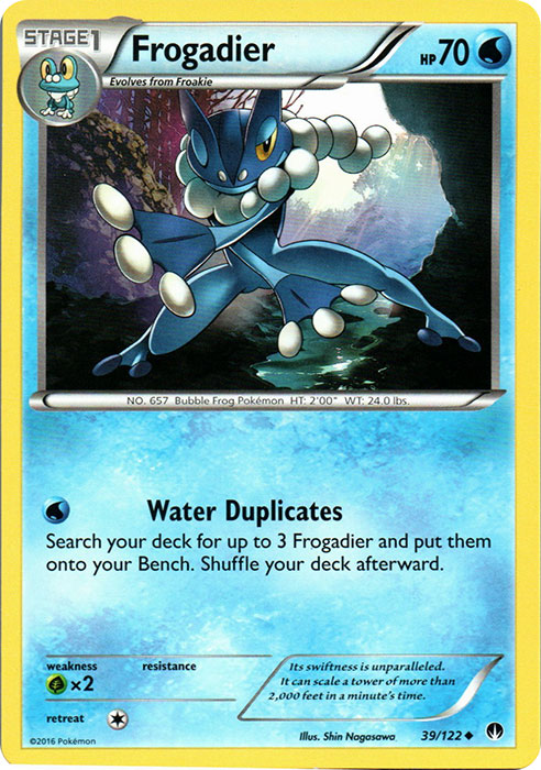 Frogadier - 39/122 - Uncommon