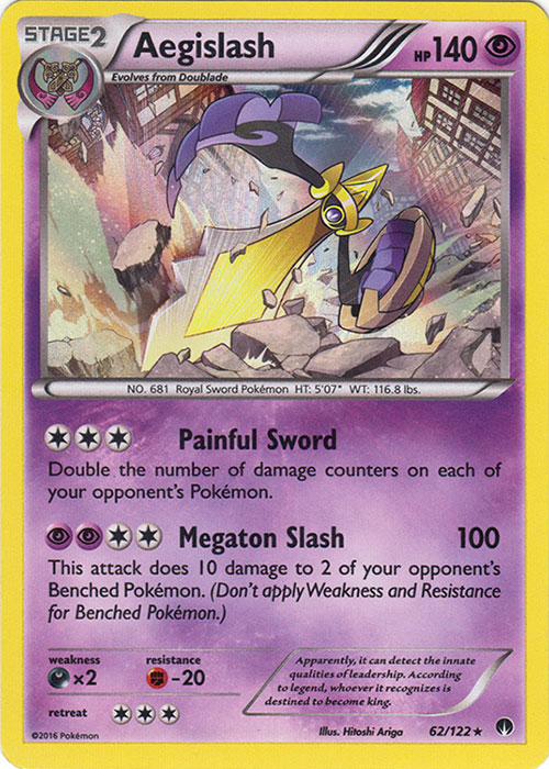 Aegislash - 62/122 - Holo Rare