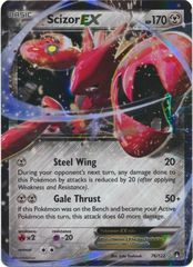 Scizor-EX - 76/122 - XY BREAKpoint Holo Rare ex