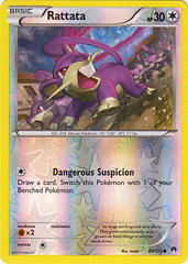 Rattata - 87/122 - Common - Reverse Holo