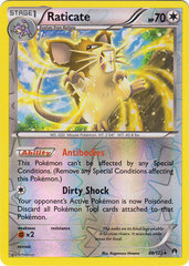 Raticate - 88/122 - Rare - Reverse Holo