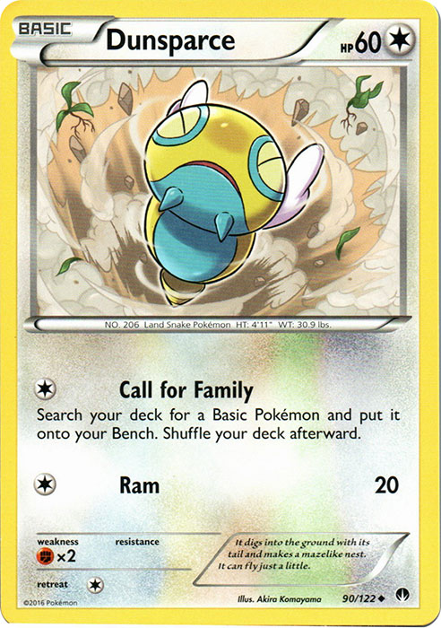 Dunsparce - 90/122 - Uncommon