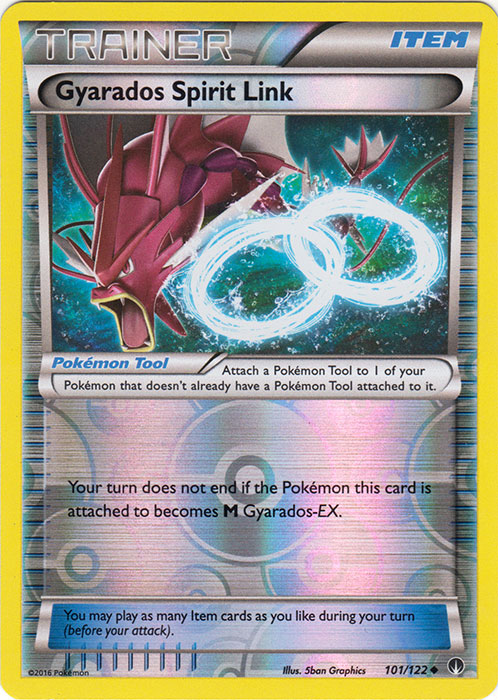 Gyarados Spirit Link - 101/122 - Uncommon - Reverse Holo