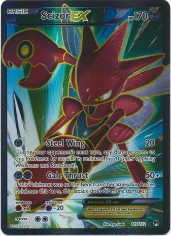 Scizor-EX - 119/122 - Full Art EX