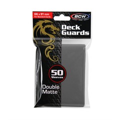 BCW - Deck Guard - Matte - 50 Sleeves - Gray