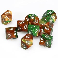 Gemini D10: Copper & Green with White (10) CHX 26237