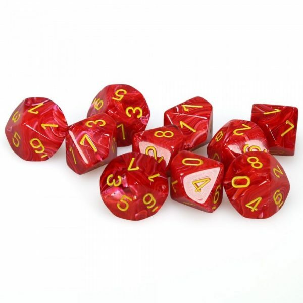 Vortex Poly D10 Red/Yellow (10) CHX 27244