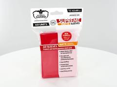 Ultimate Guard - SUPREME SLEEVES Matte 60 ct  - JAPANESE SIZE -  Red