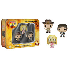 POP! Pocket - #02 - The Walking Dead - Rick Grimes, Teddy Bear Walker, & Daryl Dixon