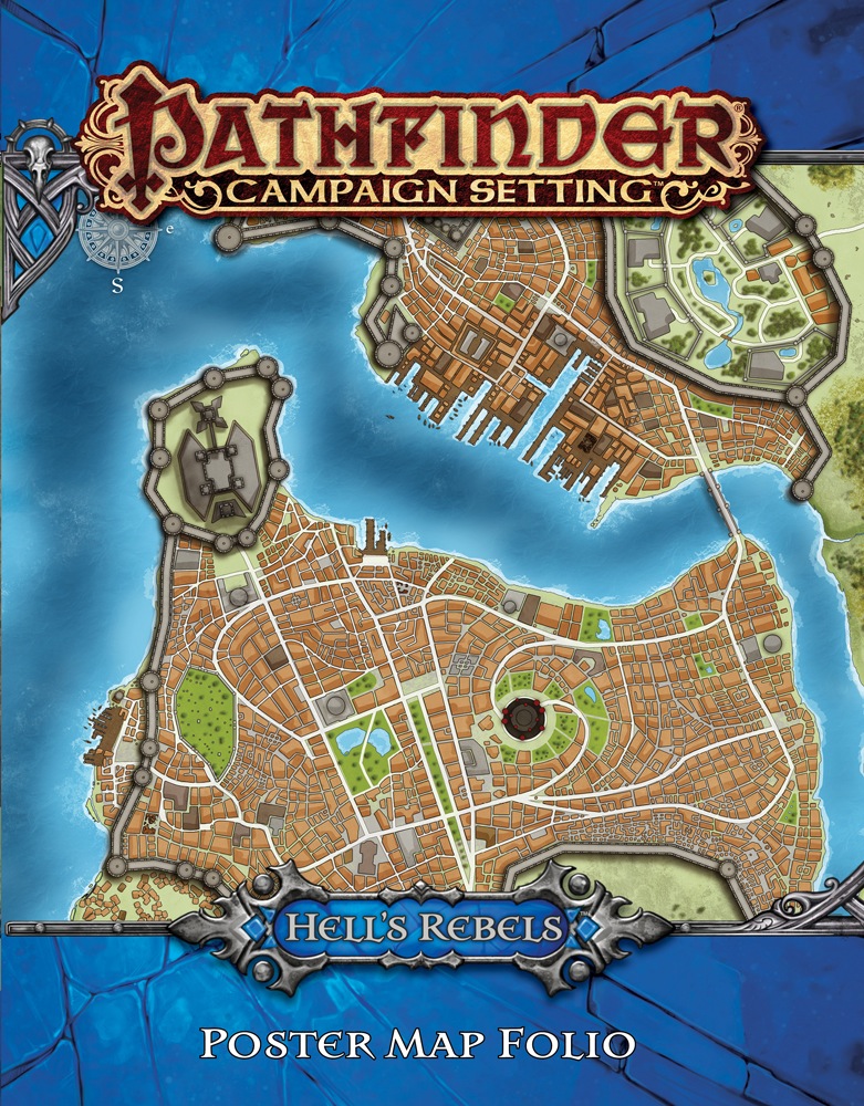 Pathfinder Campaign Setting: Hells Rebels Poster Map Folio