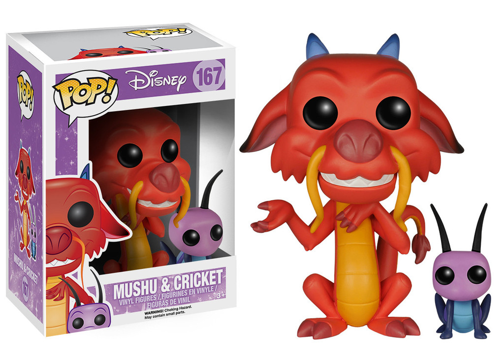 Funko POP! Mulan: Mushu & Cricket