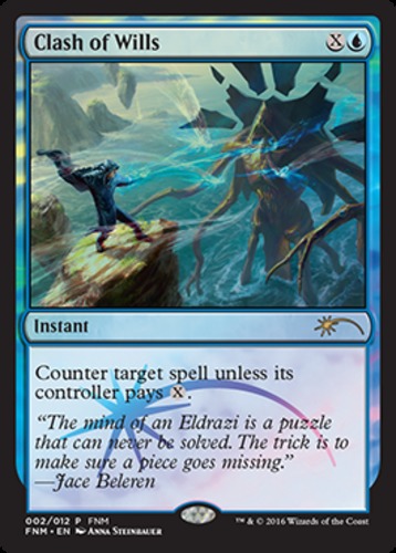 1x Clash of Wills - FNM Promo MTG FNM Promos NM Magic Foil | eBay
