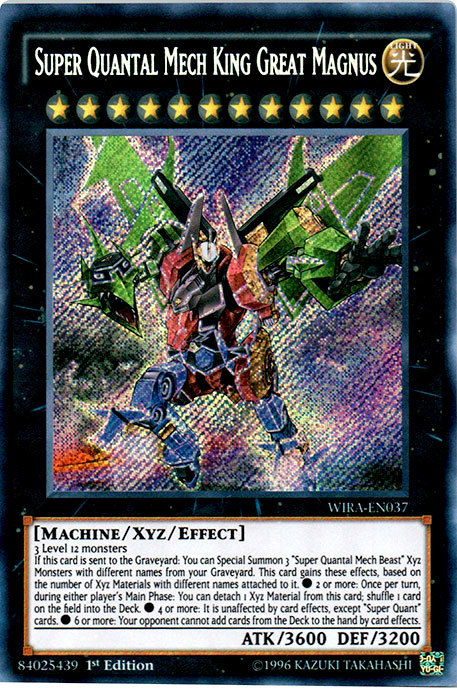 Super Quantal Mech King Great Magnus - WIRA-EN037 - Secret Rare