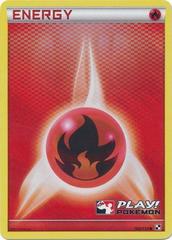 Fire Energy - 106/114 - Crosshatch Holo Play! Pokemon Promo