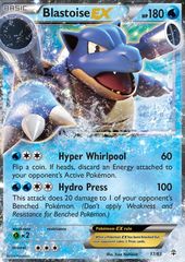 Blastoise EX - 17/83 - Holo Rare ex