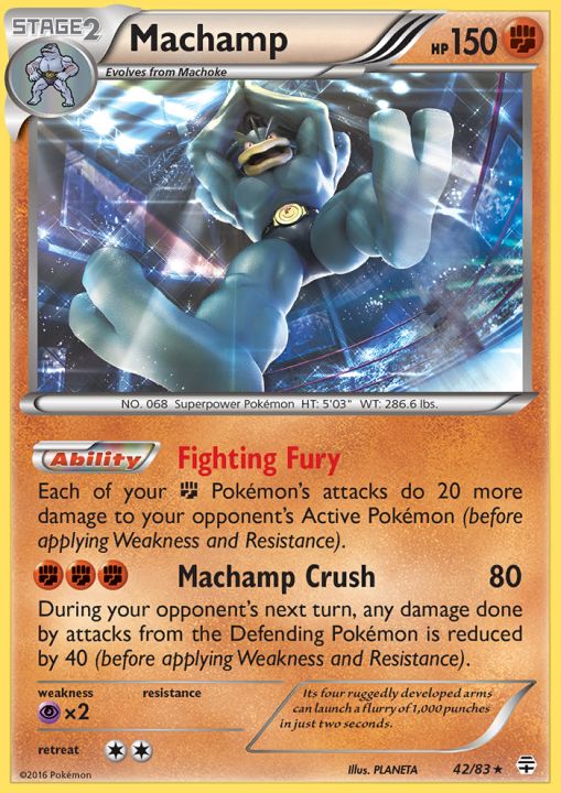 Machamp - 42/83 - Holo Rare