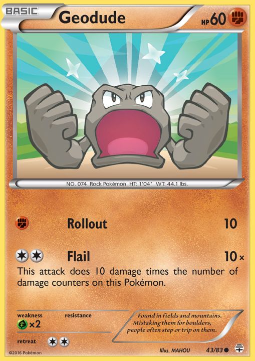 Geodude - 43/83 - Common