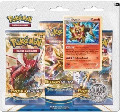XY - Breakpoint 3-Booster Blister Pack, Pyroar