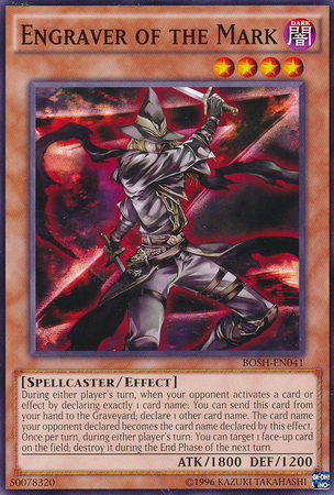 Engraver of the Mark - BOSH-EN041 - Common - Unlimited Edition