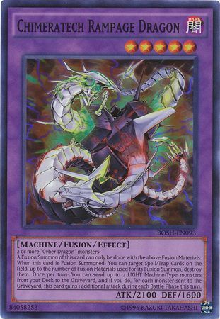 Chimeratech Rampage Dragon - BOSH-EN093 - Super Rare - edition illimitee // Breakers of Shadow - BOSH