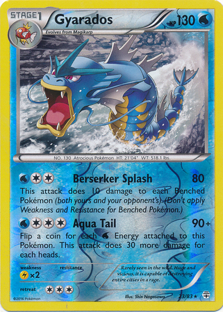 Gyarados - 23/83 - Rare - Reverse Holo