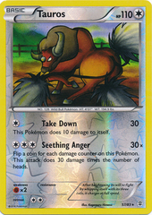 Tauros - 57/83 - Rare - Reverse Holo