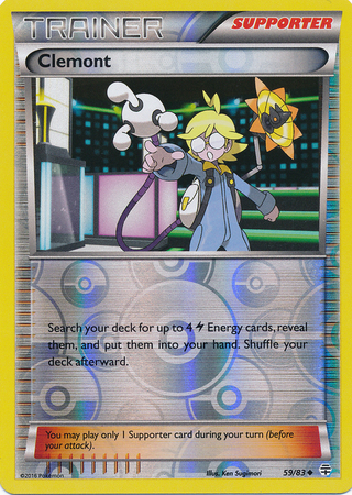 Clemont - 59/83 - Uncommon - Reverse Holo