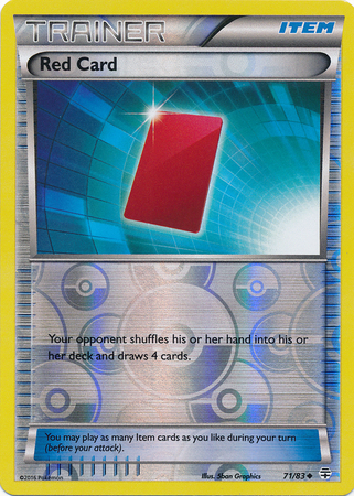 Red Card - 71/83 - Uncommon - Reverse Holo