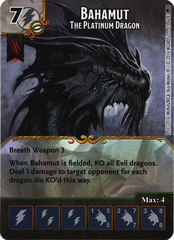 Bahamut - The Platinum Dragon (Die & Card Combo)