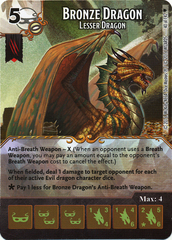 Bronze Dragon - Lesser Dragon (Die & Card Combo)