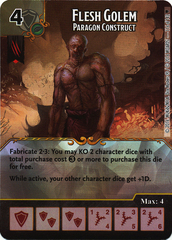 Flesh Golem - Paragon Construct (Die & Card Combo)