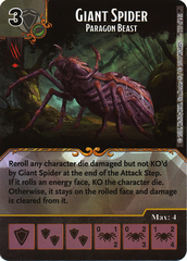 Giant Spider - Paragon Beast (Die & Card Combo)