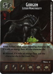 Gorgon - Lesser Monstrosity (Die & Card Combo)