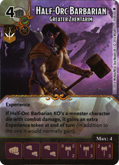 Half-Orc Barbarian - Greater Zhentarim (Die & Card Combo)