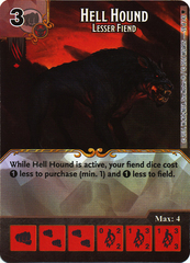 Hell Hound - Lesser Fiend (Die & Card Combo)
