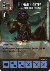 Human Fighter - Lesser Emerald Enclave (Die & Card Combo)