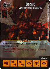 Orcus - Demon Lord of Thanatos (Die & Card Combo)