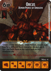 Orcus - Demon Prince of Undeath (Die & Card Combo)