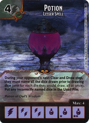 Potion - Lesser Spell (Die & Card Combo)