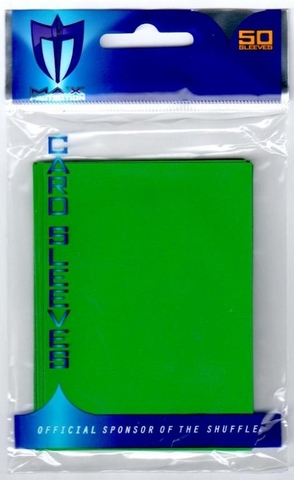 Alpha Gloss Sleeves - 50 count - Green