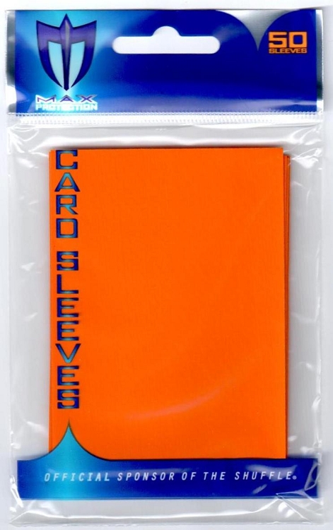 Alpha Gloss Sleeves - 50 count  - Orange