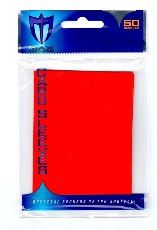 Alpha Gloss Sleeves - 50 count  - Red