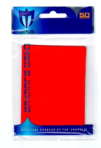Alpha Gloss Sleeves - 50 count - Red