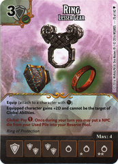 Ring - Lesser Gear (Die & Card Combo)