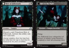 Heir of Falkenrath // Heir to the Night - Foil