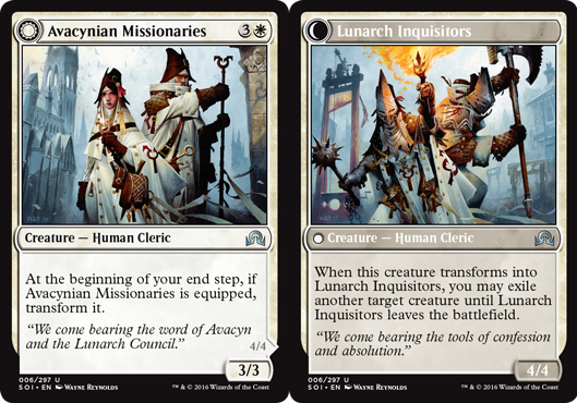 Avacynian Missionaries // Lunarch Inquisitors - Foil