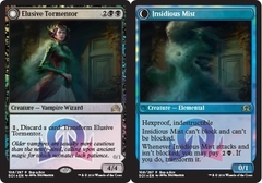 Elusive Tormentor // Insidious Mist - Foil - Shadows Over Innistrad Buy a Box Promo